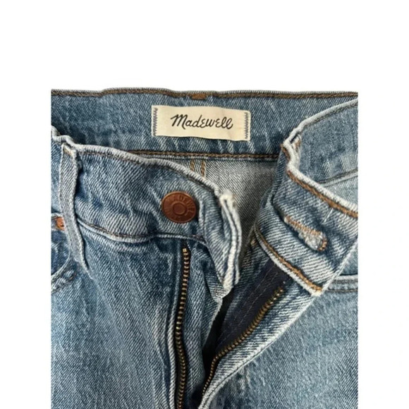 Madewell Women's Earlside Wash Raw-Hem Edition‎ The Perfect Vintage Jean Size 24 - Picture 5 of 7
